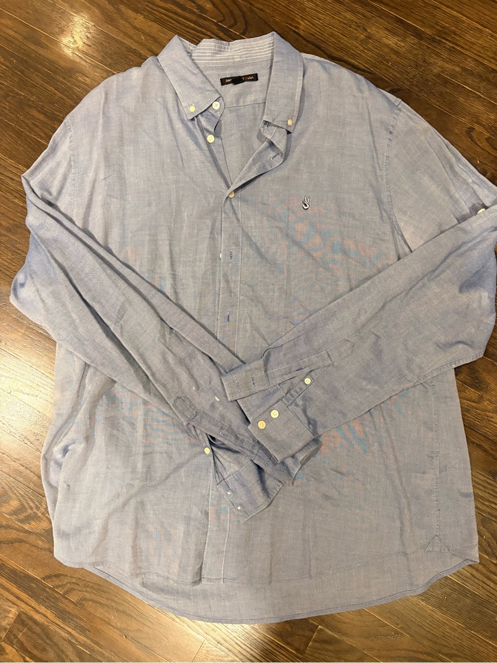 John Varvatos Light Blue Men's Button-Down Shirt
